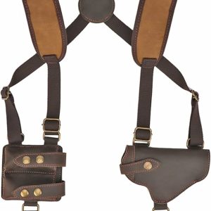 Canvas Shoulder Holster - Left or Right with 2 x Mag Pouches