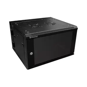 6U WALL MOUNTABLE SWING FRAME INCL 200MM COLLAR EXCL FAN