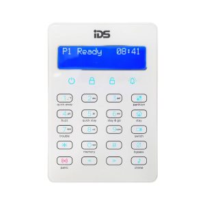 IDS X-SERIES WHITE TOUCH SERIES LCD KEYPAD