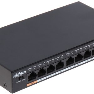 DAHUA CLOUD MANAGED SWITCH 10 PORT : 8X POE, 2X UPLINK, 110W