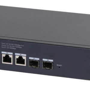 DAHUA GIGABIT CLOUD MANAGED SWITCH 28 PORT : 24X POE, 2X SFP, 2X UPLINK, 240W