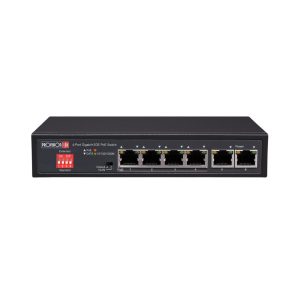 PROVISION GIGABIT UNMANAGED SWITCH: 4X POE, 2X GB, 2X UPLINK, 72W