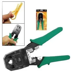 CRIMPING TOOL FOR RJ11-RJ45 WITH WIRE STRIPPER